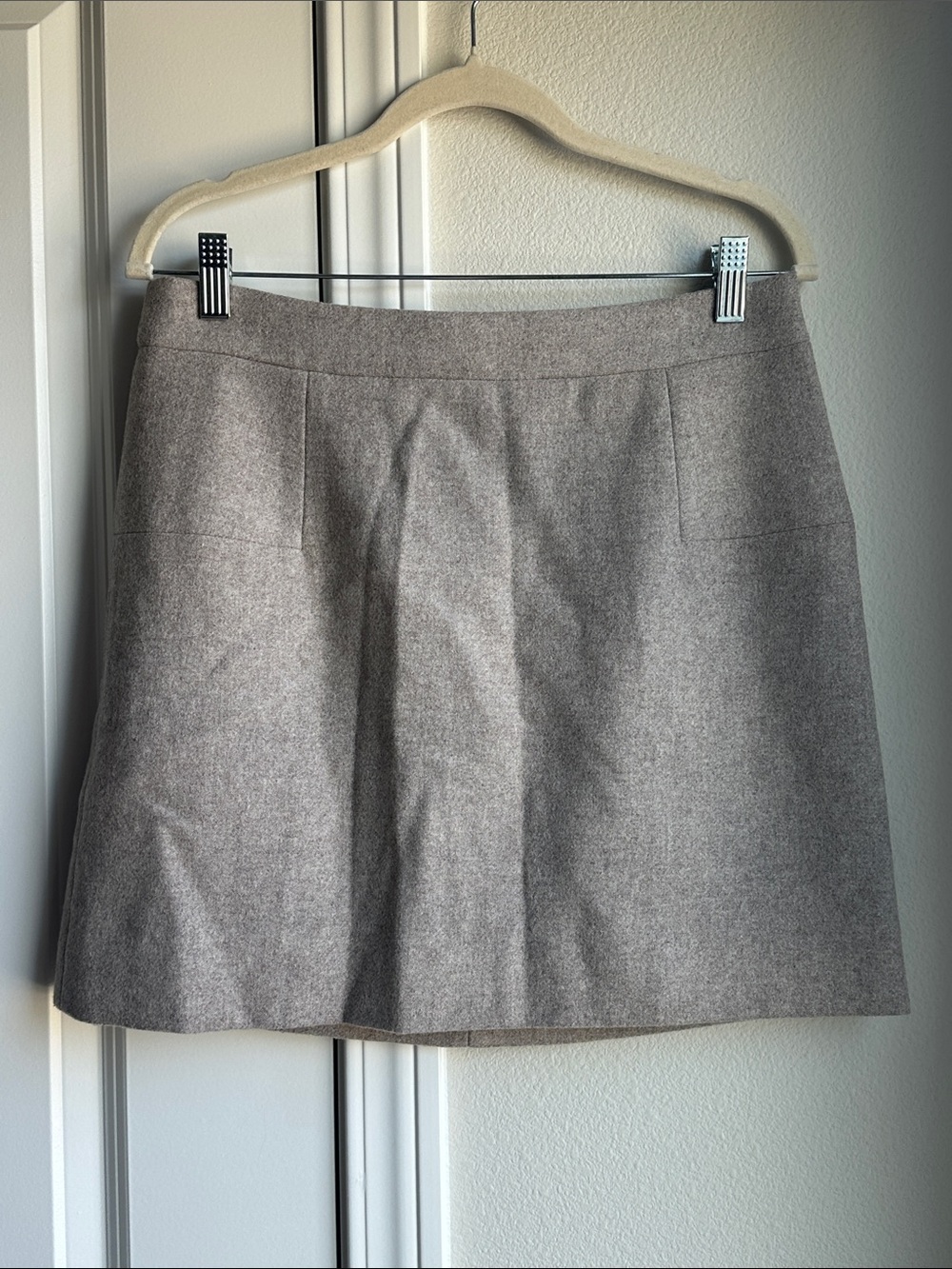 J. Crew Wool Mini Skirt